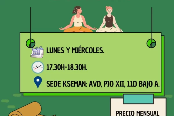 Abiertas inscripciones para las clases de Pilates Terapéutico en Kseman