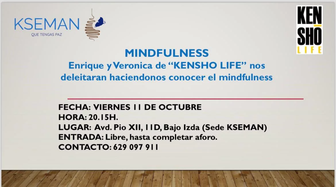 Charla sobre Mindfulness: ¡No te la pierdas!