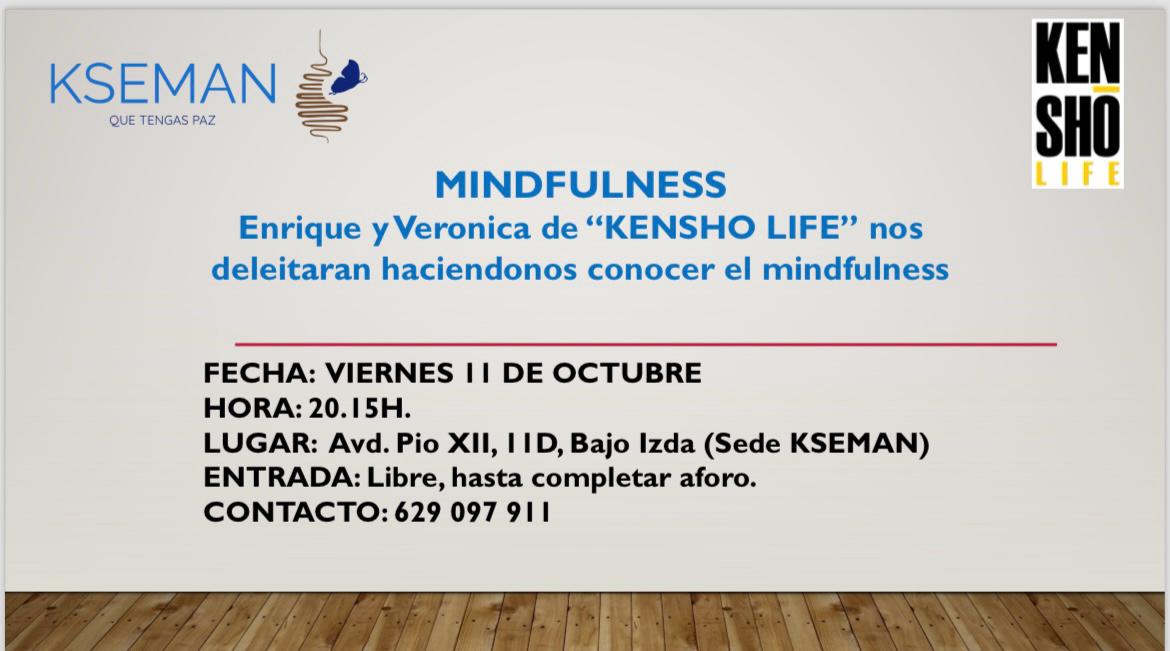 Charla sobre Mindfulness: &iexcl;No te la pierdas!