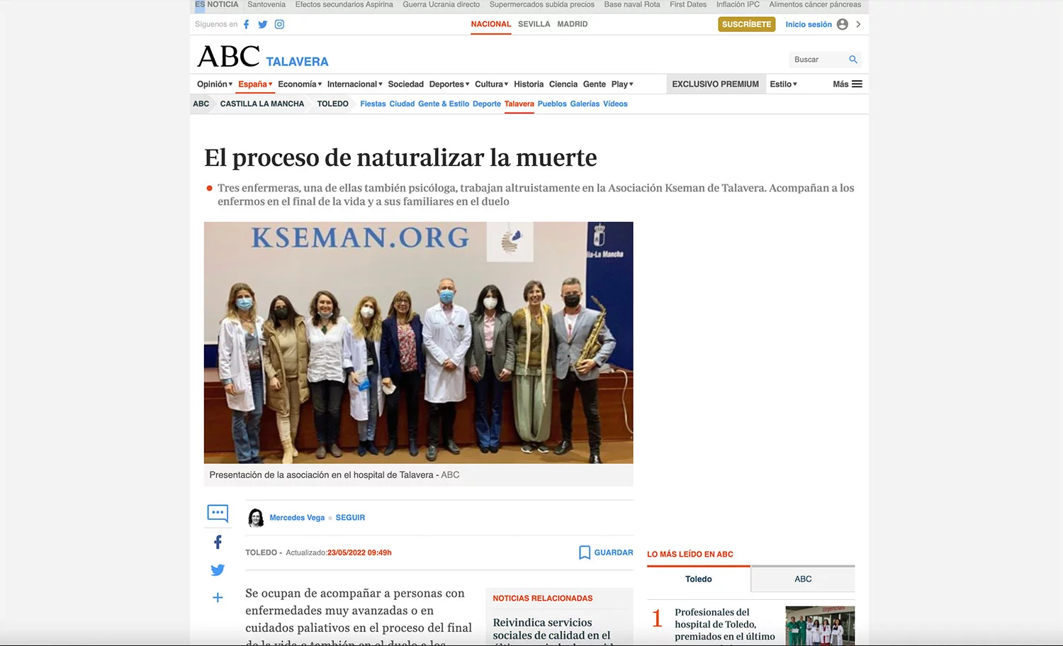 Entrevista a Kseman en ABC