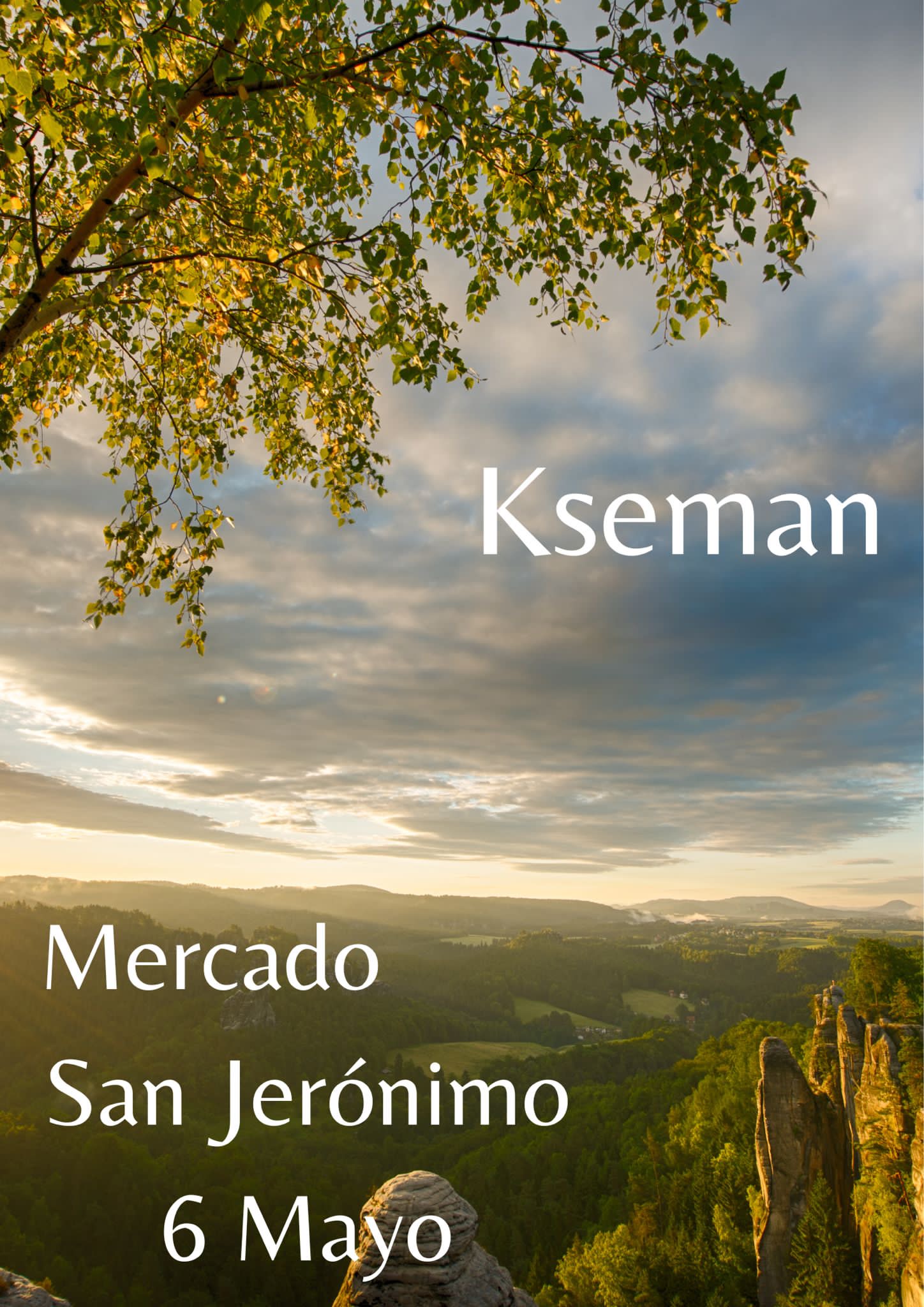 Kseman en el Mercado San Jer&oacute;nimo el 6 de Mayo